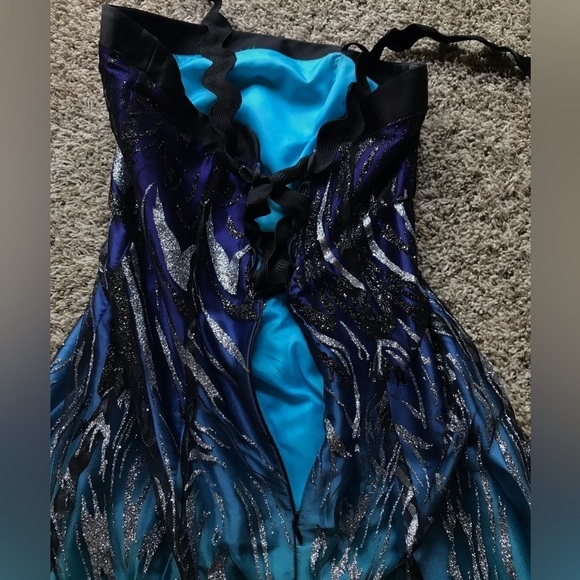 💙💜NV COUTURE SZ 6 BALLGOWN-VINTAGE c2002 PROM-PARTY SAME/NEXT DAY SHIP!💜💙 - Picture 9 of 15